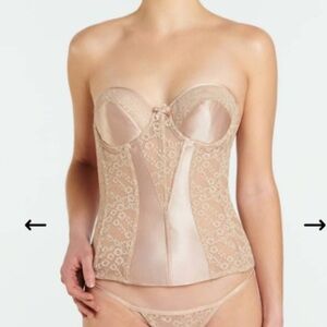 NWT Va Bien Lace Hourglass Bustier Size 34C